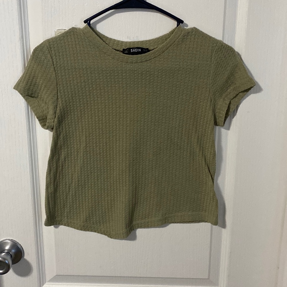 Army green shirt